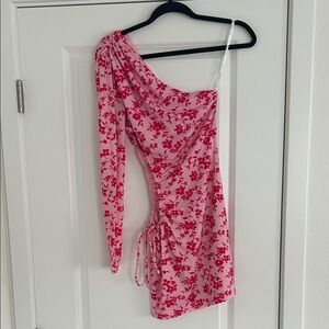 Lovers & Friends Floral One-Shoulder Dress